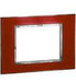Legrand 576336 3M MIRROR FINISH RED ARTEOR SQUARE COVER PLATS WITH FRAME