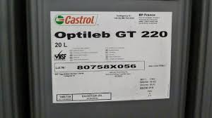 Castrol Optileb GT 220 Synthetic NSF H1 Food gear lubricant 3391177