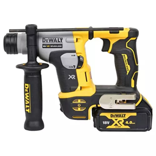 Dewalt 18 V Cordless Compact Brushless Hammer 4-10 mm Drilling Range and 2x4.0 Ah Li-ion DCH172M2-IN