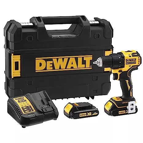 Dewalt  Black & Yellow Compact Brushless Drill Driver 1.5 Ah (With Battery Pack) , DCD708S2T-QW
