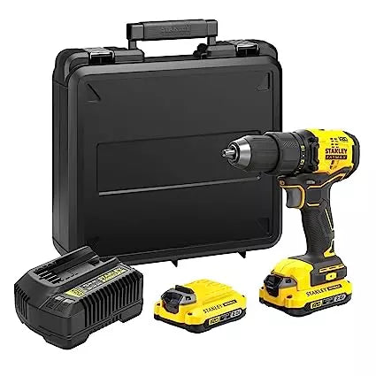 Stanley 1900 RPM Brushless Drill Driver (With Battery), SBD710D2K-B1