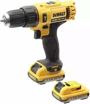 Dewalt Black & Yellow Hammer Drill Driver  2 Ah (With Battery Pack),  DCD716D2-IN