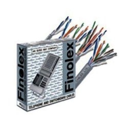 Finolex 0.5 Sqmm X 1 Pair Telephone (Switchboard Metres) Polythene Insulation PVC Sheathed Unarmd Cable (Coil of 90 Metres)