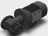 Bonfiglioli 0.75KW F: Flange mount Worm Reduction Gearbox VF49F7 P80 B5 B3 BE80B4 GEARED MOTOR