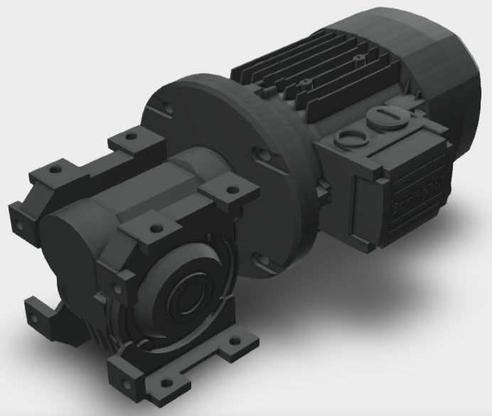 Bonfiglioli 0.12KW U: Universal Worm Reduction Gearbox VF44U10P71B5B3 BE71B4 GEARED MOTOR