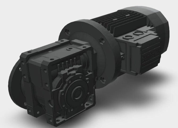 Bonfiglioli 2.2KW UFC : Short Flange Worm Reduction Gearbox W110 UFC 23 P100 B5 B3 BE100LA4FDR WORM RED. GEARED MOTOR