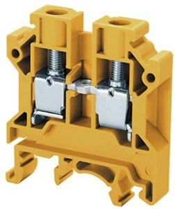 Connectwell 6.0 Standard Feed Through Pa Scr Terminal Block CTS6UY (Pack Of 100 Qty)