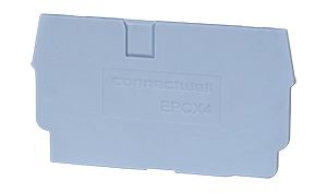 Connectwell Epcx4 End Plate For Cx4 & Cxg4 Epcx4 (Pack Of 50 Qty)