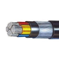 Finolex 25 SQMM X 4 CORE A2XFY ALUMINIUM XLPE INSULATED ARMD STR Cable 1.1 KV (1 Meter)