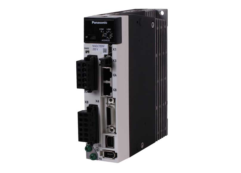 Panasonic MADLT05NE Servo drive A6 Series 50 AND 100 Watt Single phase 200 V Ac RTEX Protocol