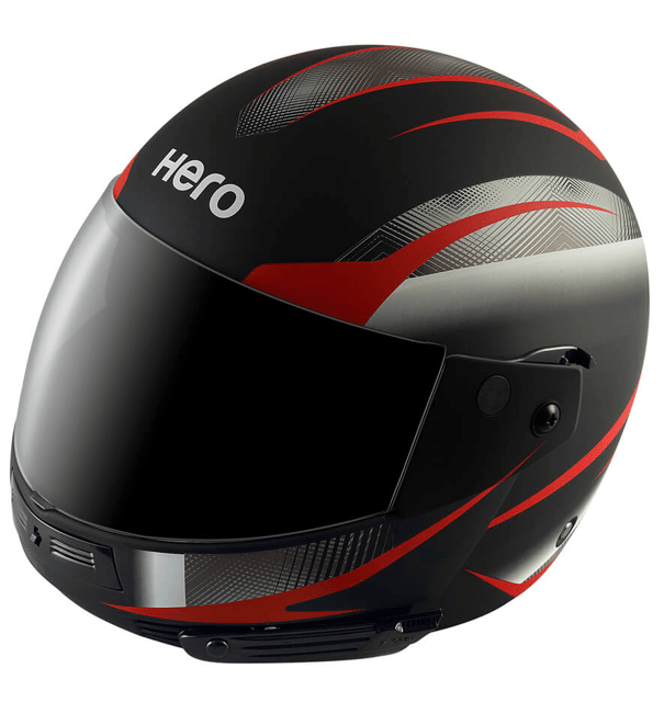 Hero Ff Helmet Ninja Matblack Redfluid Grpxl - 99700ZZZ241V02S