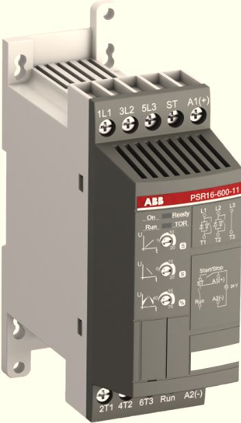 ABB PSR Two Phase controlled 105 A 208 600 V Soft starter 75hp 55Kw PSR105 600 70