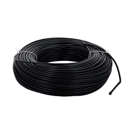 Finolex 4 SQMM SINGLE CORE PVC Insulated COPPER FLEXIBLE FRLS Cable BLACK (100 Meters)