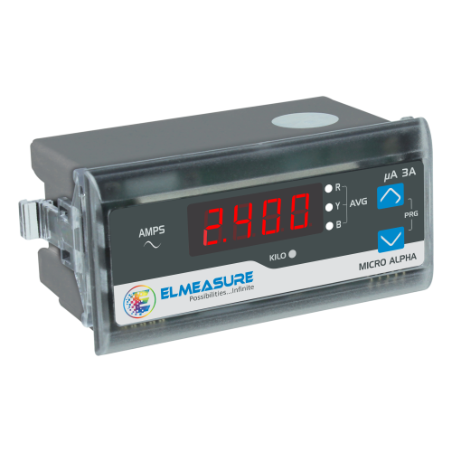 Elmeasure Micro 3phase Ammeter 4 Digit LED Display ?ALPHA 3A