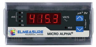 Elmeasure ?ALPHA 3V MICRO Voltmeter R 3PH ACC CLASS 1