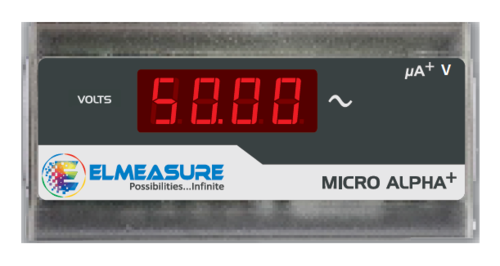 Elmeasure Micro Voltmeter 4 Digit LED Display ?ALPHAVCL0.5