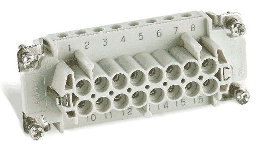 Connectwell Screw Terminal Type Female Inserts For Rectangular Enclosures W10Ft16A10